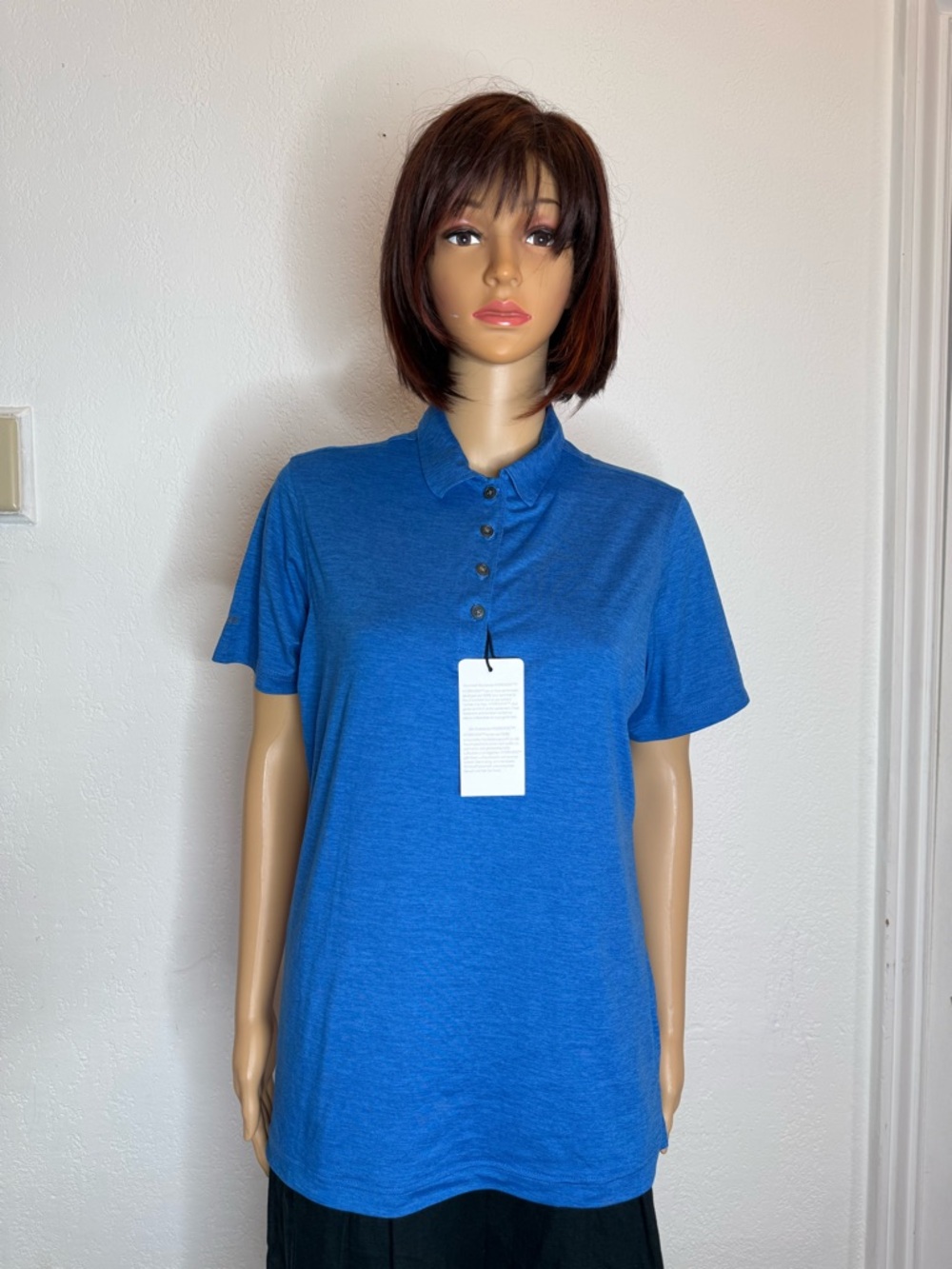 🆕 Oobe HrdroVent Chick-Fil-A Performance Polo Shirt Women’s Size M Blue